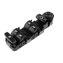 Interrupteur de lève-vitre avant gauche pour CITROËN, PEUGEOT C5, C8, 807 OE 6554.HQ Aftermarket