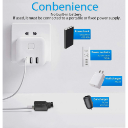 4K Wi-Fi Mini Pinhole Dash Cam Camera with HD Recording, and Real-Time Monitoring AM-EL-DS-006 AM CAR PARTS