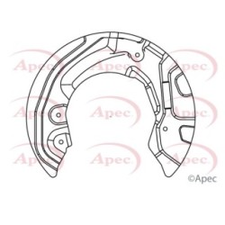 Brake Disc Splash Panel APEC ASG1019 OE Ref 34106762852