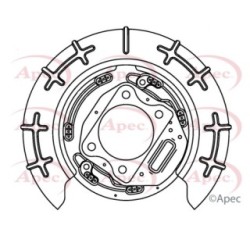Brake Disc Splash Panel APEC ASG1134 OE Ref 582701H000