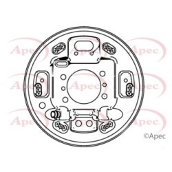 Brake Mounting Plate APEC ASG1136 OE Ref 583650U000