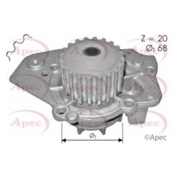 Engine Cooling Water Pump APEC AWP1387 OE Ref 120160