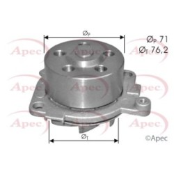 Engine Cooling Water Pump APEC AWP1486 OE Ref 464410551
