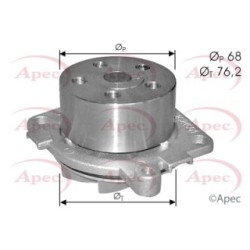 Engine Cooling Water Pump APEC AWP1488 OE Ref 60816231