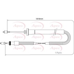 Handbrake Cable APEC CAB1032 OE Ref 474649