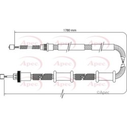 Handbrake Cable APEC CAB1102 OE Ref 46835327