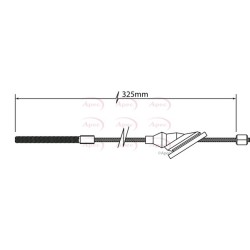 Handbrake Cable APEC CAB1145 OE Ref 98AG2853AH