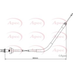 Handbrake Cable APEC CAB1180 OE Ref YC152853BD
