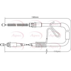 Handbrake Cable APEC CAB1186 OE Ref 4331041