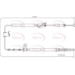 Handbrake Cable APEC CAB1207 OE Ref 47560S1AE04