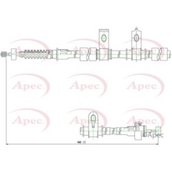 Handbrake Cable APEC CAB1226 OE Ref 597702C300