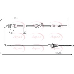 Handbrake Cable APEC CAB1263 OE Ref SPB101301