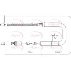Handbrake Cable APEC CAB1311 OE Ref 36531AX601