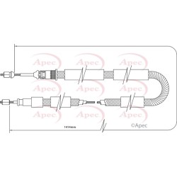 Handbrake Cable APEC CAB1331 OE Ref 474567