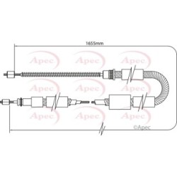 Handbrake Cable APEC CAB1337 OE Ref 474597