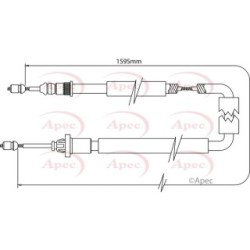 Handbrake Cable APEC CAB1358 OE Ref 8200662794