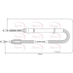 Handbrake Cable APEC CAB1363 OE Ref 8200087982