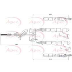 Handbrake Cable APEC CAB1368 OE Ref BS3E44200D