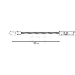 Handbrake Cable APEC CAB1487 OE Ref 90496487