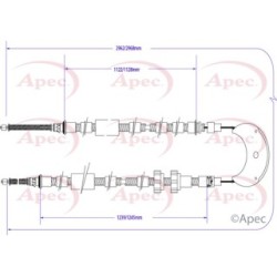 Handbrake Cable APEC CAB1526 OE Ref 6168201
