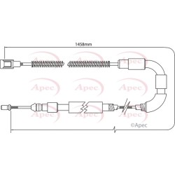 Handbrake Cable APEC CAB1535 OE Ref 251609701