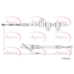 Handbrake Cable APEC CAB1562 OE Ref MN102248