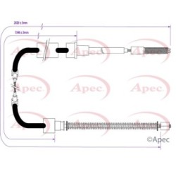 Handbrake Cable APEC CAB1685 OE Ref 179609721 APEC
