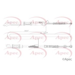 Handbrake Cable APEC CAB1686 OE Ref 4642020440