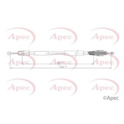 Handbrake Cable APEC CAB1758 OE Ref 95542414111