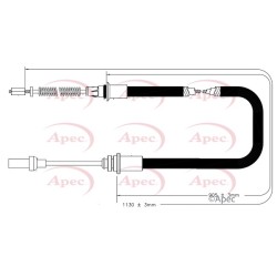 Handbrake Cable APEC CAB1836 OE Ref 364529X50A