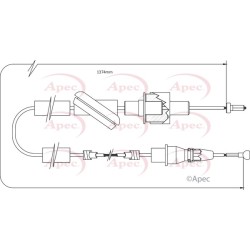 Control Cable Pull APEC CAB5003 OE Ref 6161414