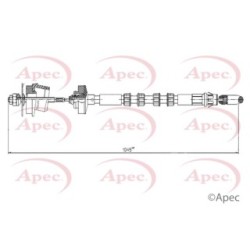 Control Cable Pull APEC CAB5026 OE Ref 2150R0