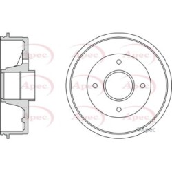 Brake Drum APEC DRM9148 APEC