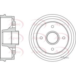 Brake Drum APEC DRM9168 OE Ref 7700419824