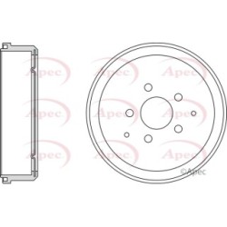 Brake Drum APEC DRM9700 OE Ref 251609615