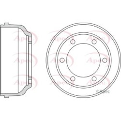 Brake Drum APEC DRM9804 OE Ref 6198026