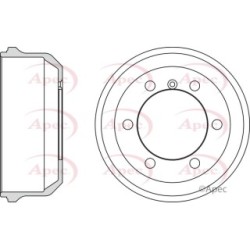Brake Drum APEC DRM9909 OE Ref BAU4537