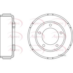 Brake Drum APEC DRM9919 OE Ref 4446218