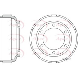 Brake Drum APEC DRM9920 OE Ref 4446219