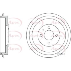 Brake Drum APEC DRM9940 OE Ref 6K9609617