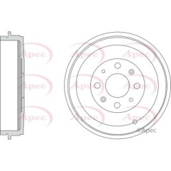Brake Drum APEC DRM9941 OE Ref 55701380