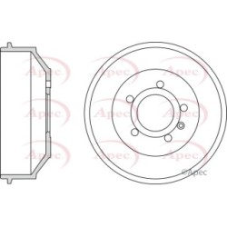 Brake Drum APEC DRM9945 OE Ref 545120091
