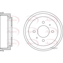 Brake Drum APEC DRM9946 OE Ref MB699290