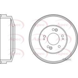 Brake Drum APEC DRM9983 OE Ref 0K58A26251