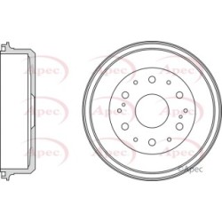 Brake Drum APEC DRM9996 OE Ref 4243126200