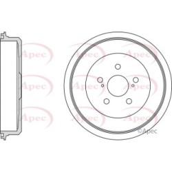 Brake Drum APEC DRM9999 OE Ref 4243112300