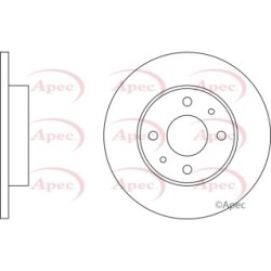 Brake Disc APEC DSK103 OE Ref 60800345