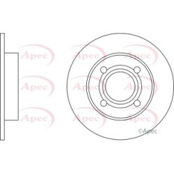 Brake Disc APEC DSK106 OE Ref 8A0615601 APEC