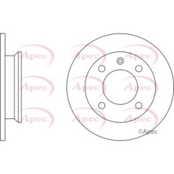 Brake Disc APEC DSK133 OE Ref 1571346