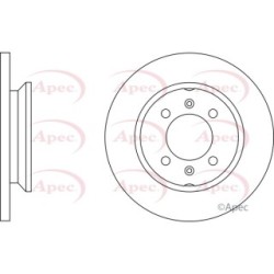 Brake Disc APEC DSK136 OE Ref GBD811